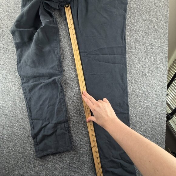 PT Torino Pants Women Cotton Linen Lyocell Blue Easy Fit 50 Adult ACTL 32X34 - Picture 7 of 16